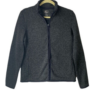 G.H. Bass & Co. Gray Full Zip Cardigan Sweater Jacket Women’s Size Medium